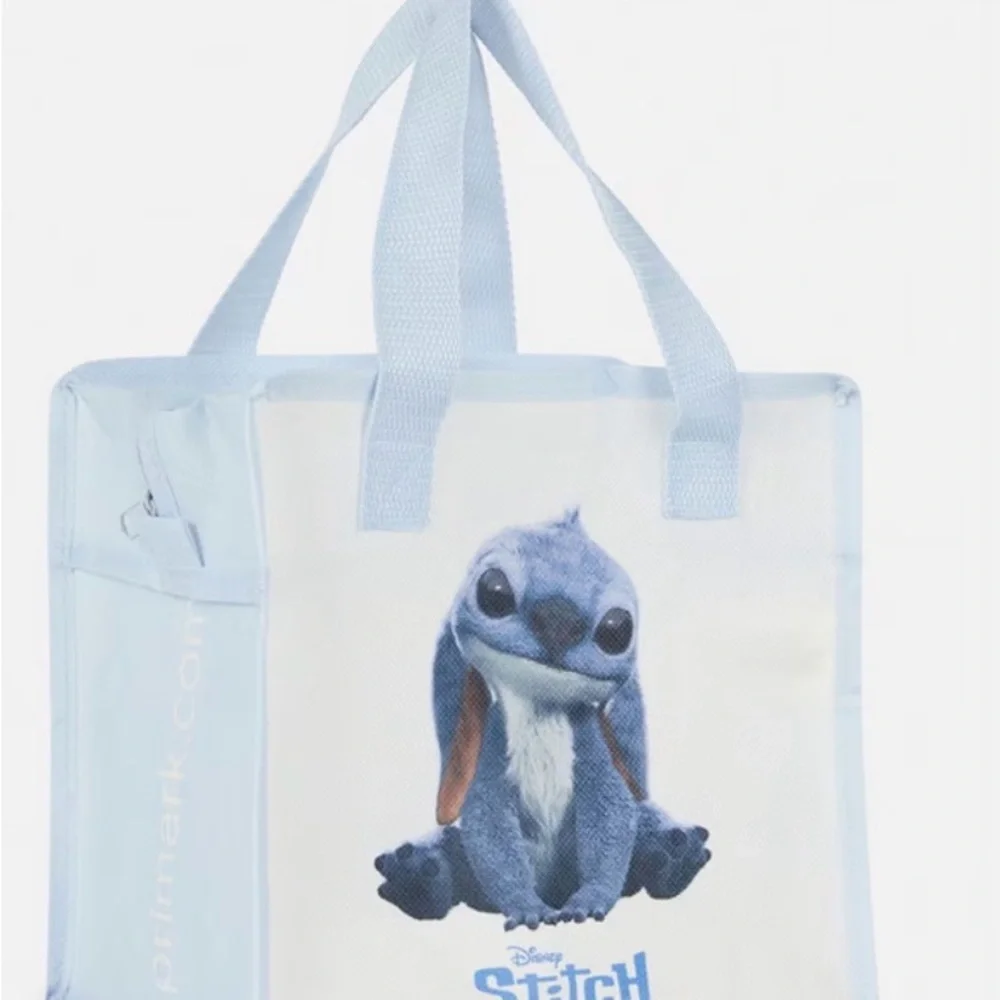 Disney x Primark Lilo & Stitch Small Tote Lunch Bag Set of 2 zip closure